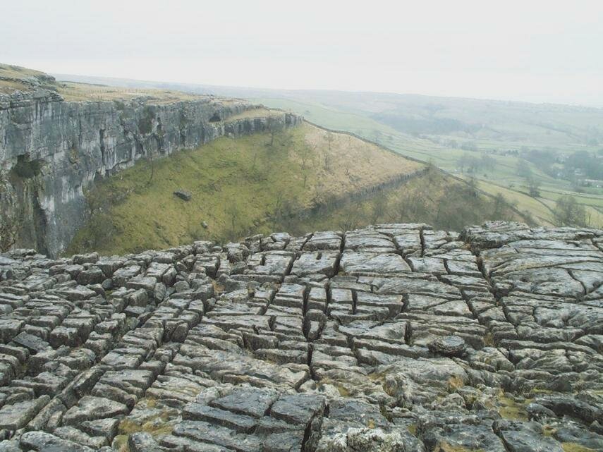The Limestone Pavement, Malham Cove, Malham, Yorkshire, England, Great Britain