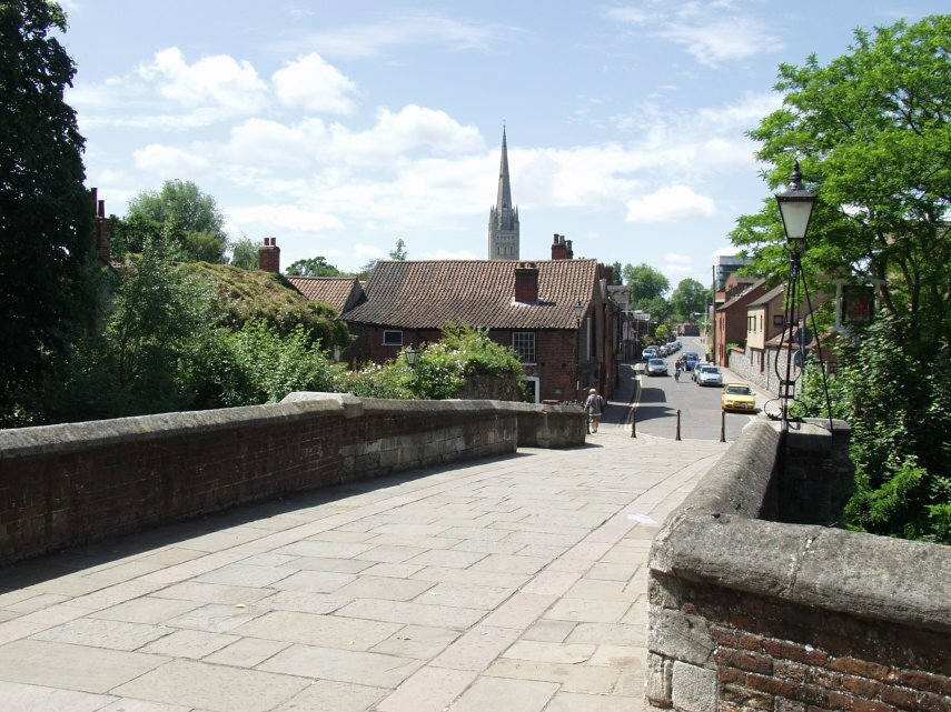 Bishopgate, Norwich, Norfolk, England, Great Britain