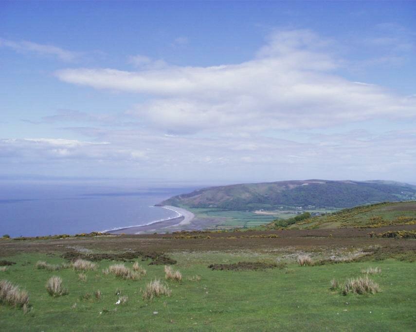 Photograph of Porlock Bay from the Toll Road, Porlock, Somerset, England