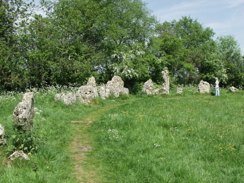 The Rollright Stones, Chipping Campden, Gloucestershire, England, Great Britain