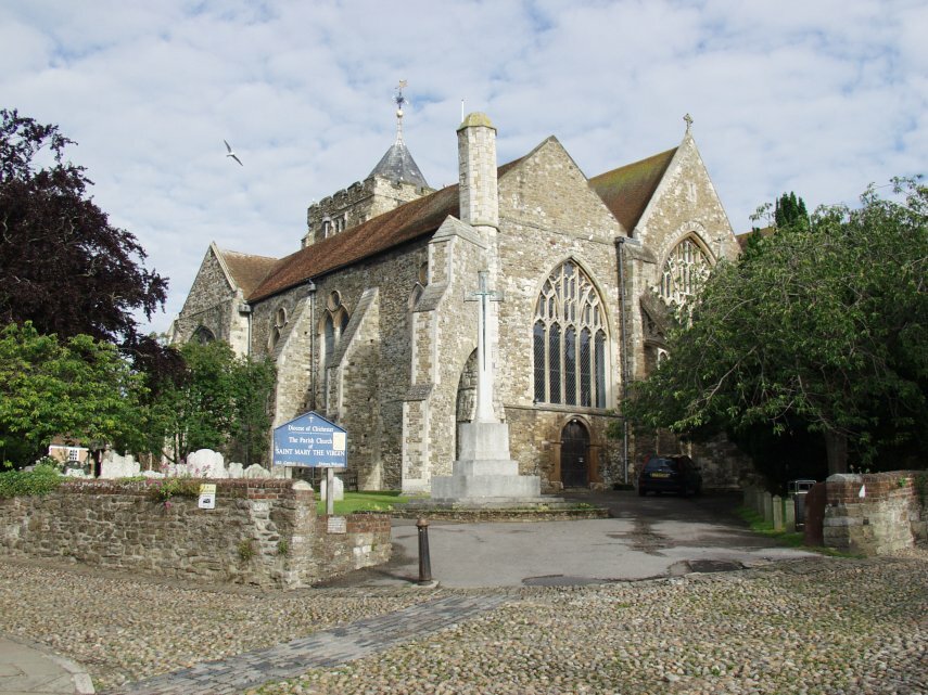 View of St. Mary's Church, Rye, Sussex, England