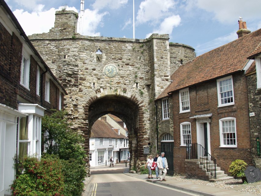 Medieval Town Gate, Rye, Sussex, England