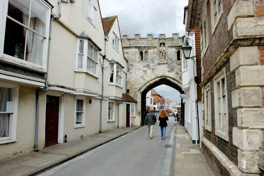The High Street Gate, Salisbury Cathedral, Salisbury, Wiltshire, England, Great Britain
