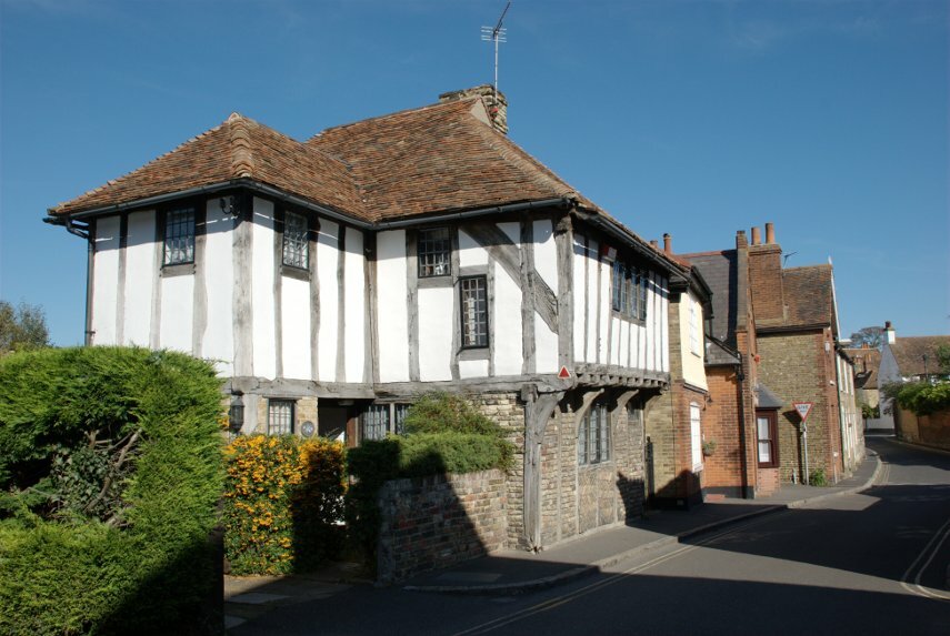 A Timber-Framed House, Sandwich, Kent, England, Great Britain