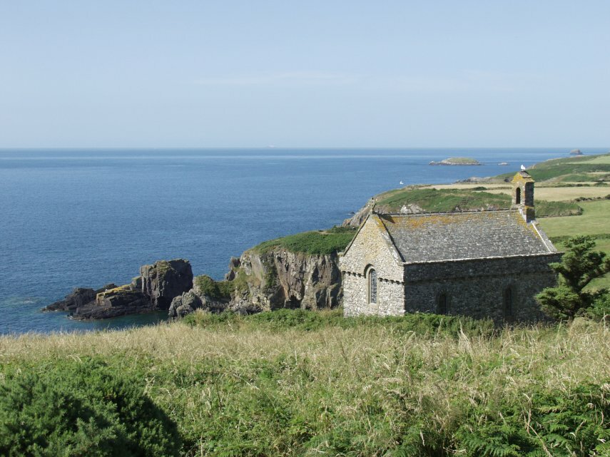 St. Nons Chapel, St. David's, Pembrokeshire, Wales, Great Britain