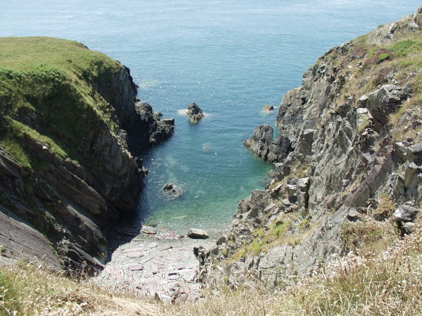Picture between Whitesands and Porthstinian, Pembrokeshire Coast Path, St. David's, Pembrokeshire, Wales