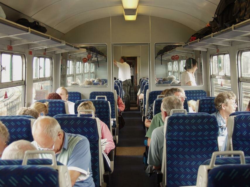 A Standard Class Coach, Cathedrals Express, Steam Dreams