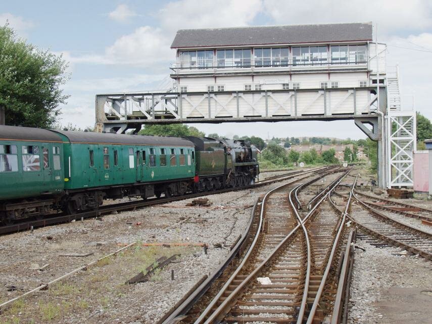 Leaving Canterbury West Station, Cathedrals Express, Steam Dreams