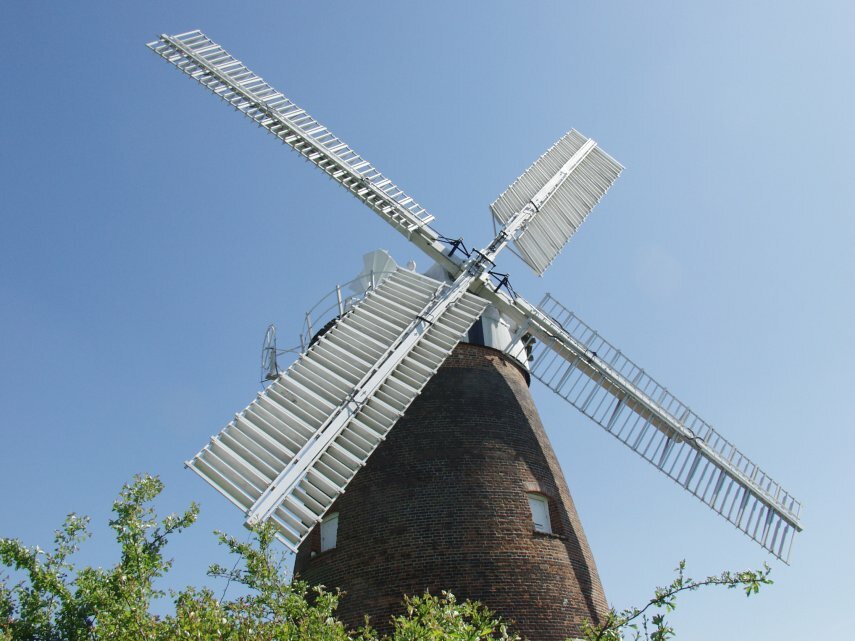 The Sails, John Webb's Windmill, Thaxted, Essex, England, Great Britain