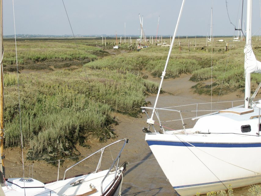 Creeks and Channels, Essex Marshes, Tollesbury, Essex, England