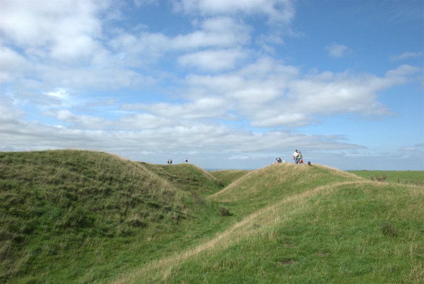 Uffington Castle, Uffington, Oxfordshire, England, Great Britain