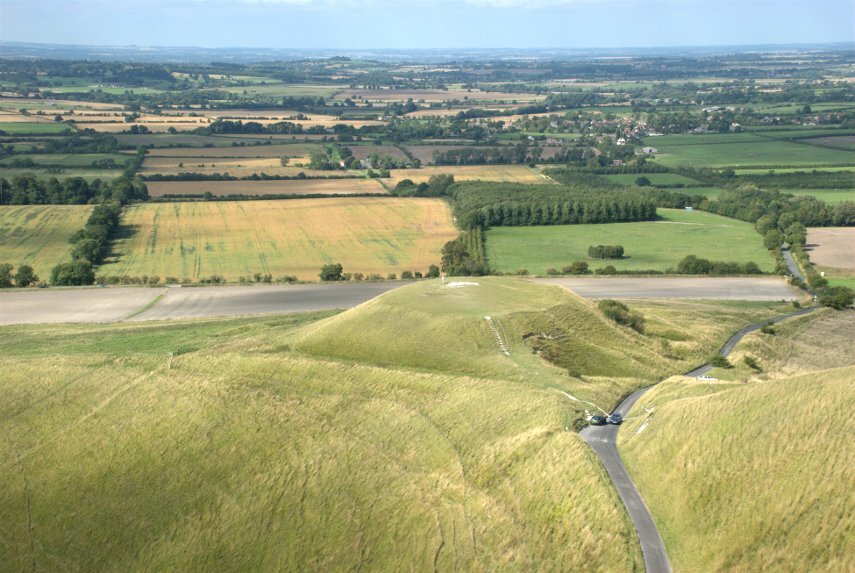 Dragon Hill, Uffington, Oxfordshire, England, Great Britain