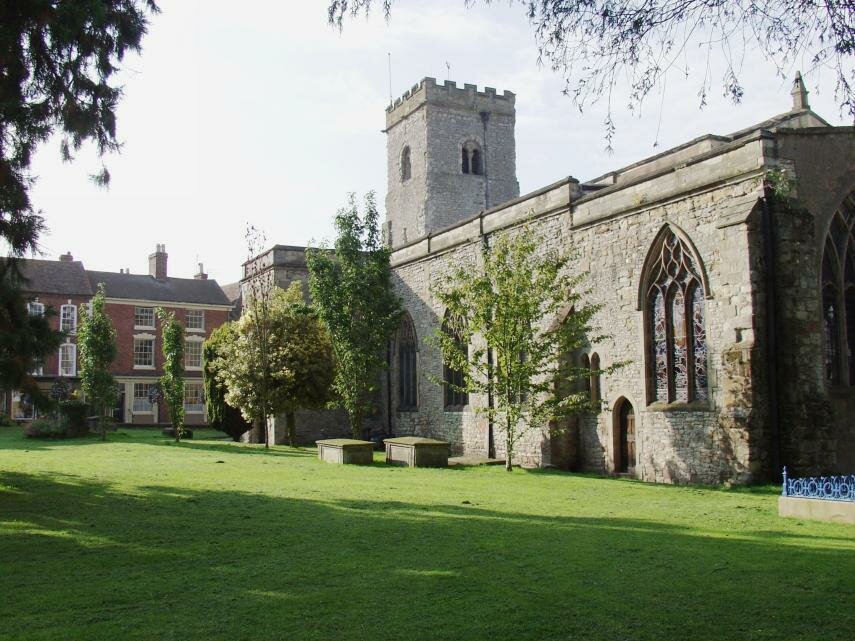 Photograph of Holy Trinity Church, Much Wenlock, Shropshire, England