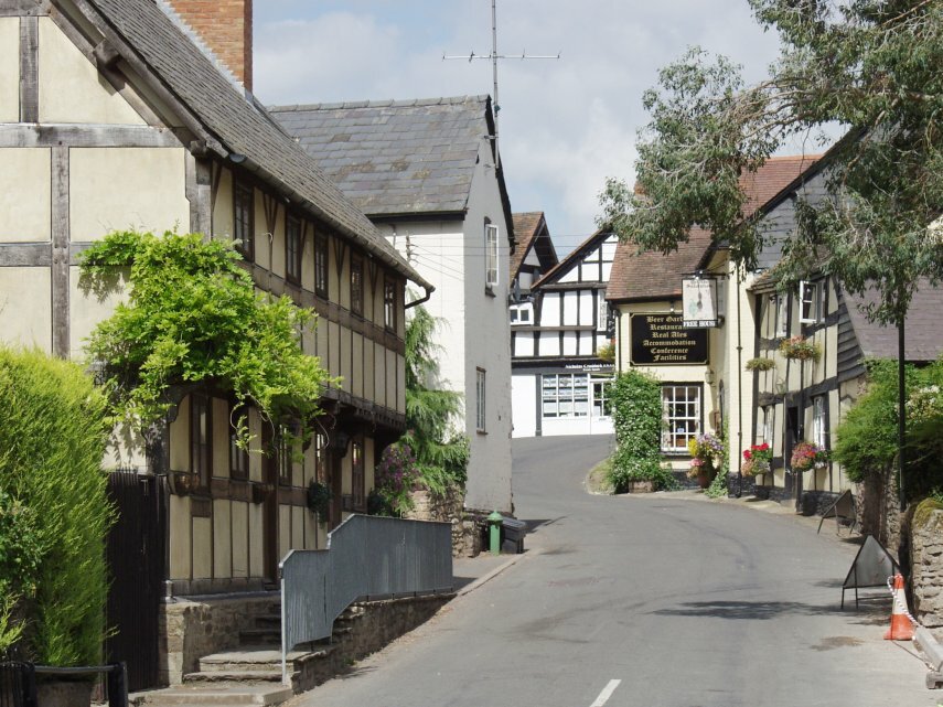 Village of Weobley, Herefordshire, England