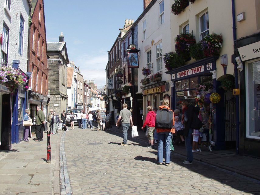 Church Street, Whitby, Yorkshire, England, Great Britain