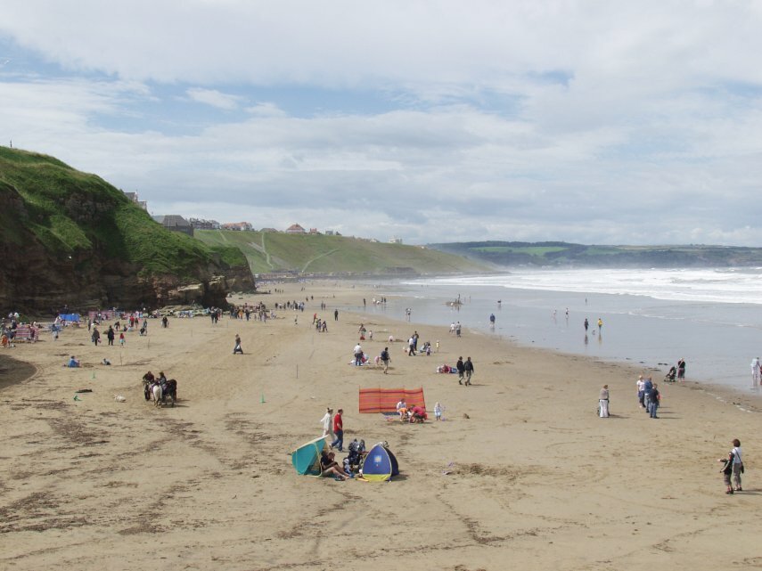 Whitby Beach, Whitby, Yorkshire, England, Great Britain