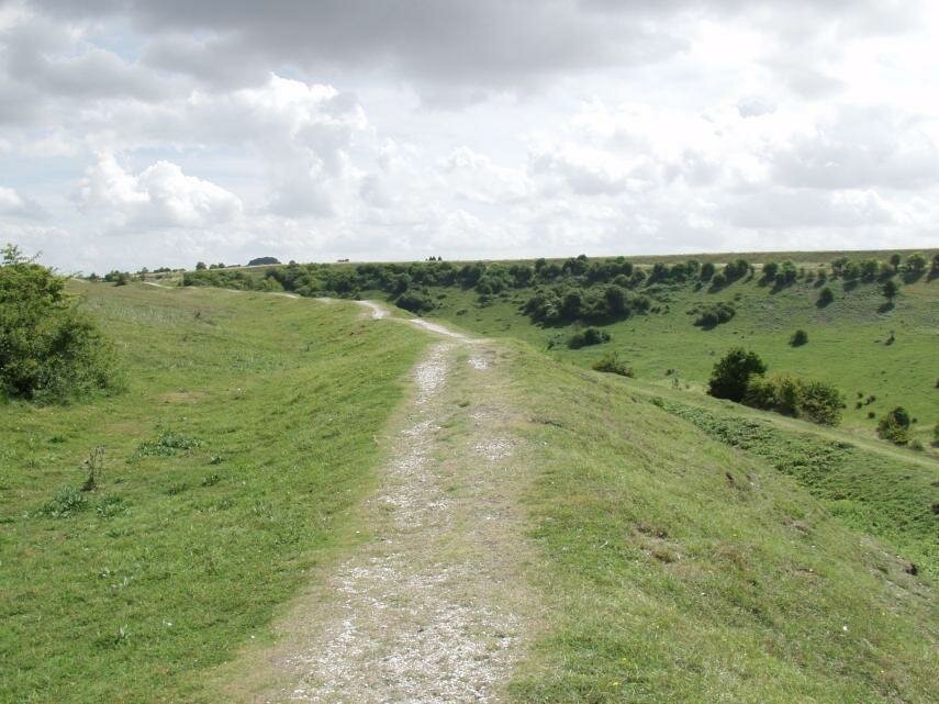 View of a public footpath