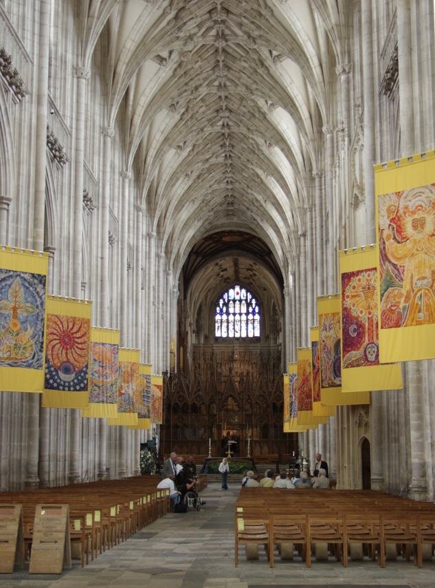 The Nave, Winchester Cathedral, Winchester, Hampshire