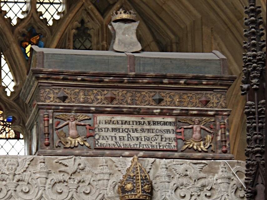 King Canute's Mortuary Chest, Winchester Cathedral, Winchester, Hampshire