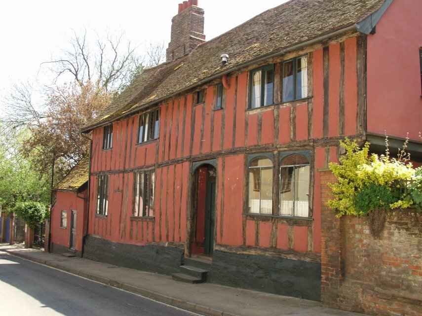 A Tudor House, Woodbridge, Suffolk, England, Great Britain