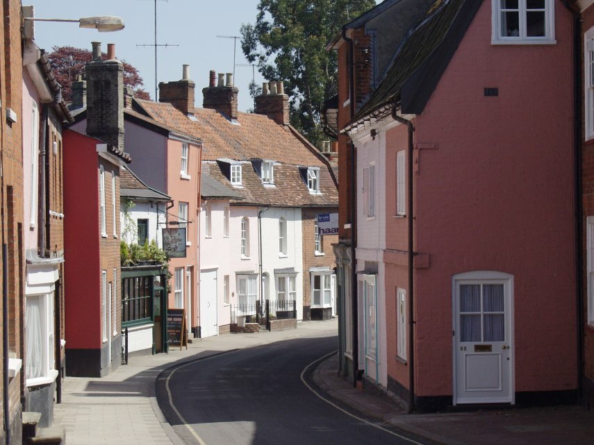 New Street, Woodbridge, Suffolk, England, Great Britain