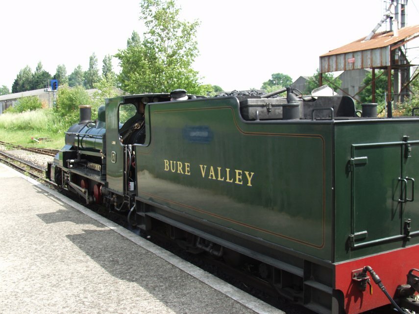 The Bure Valley Railway, Wroxham, Norfolk, England, Great Britain