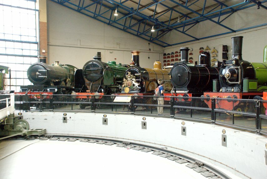 Around the turntable, National Railway Musem, York, Yorkshire, England