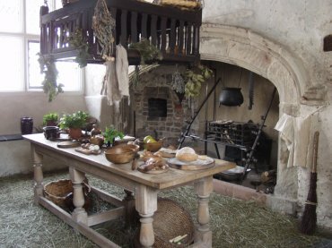 View of Plas Mawr, a Tudor town house, Conwy, Caernarvonshire (Gwynedd), North Wales