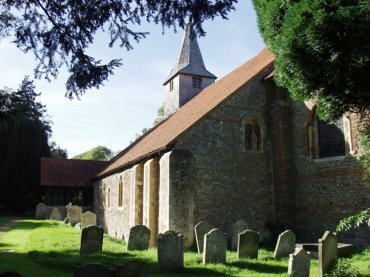 Photograph from the Apse looking towards the spire, St. Michael and All Angels Church, Copford Green, Essex, England