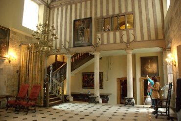 View of the Great Hall, Treasurer's House, York, North Yorkshire, England